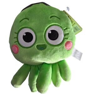 Pinkfong Baby Shark Big Show Vola 8 Inch Fin Friend Plush Green Octopus Toy NEW